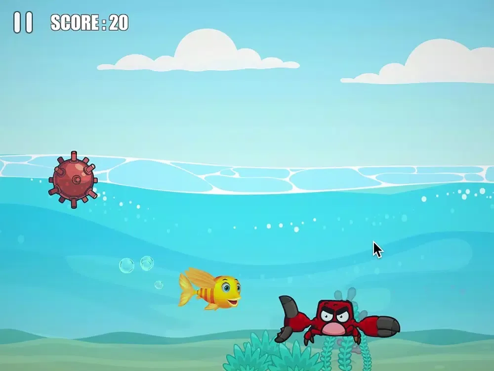 Capturas de tela do Flying Fish: Survival In Sea iPad 