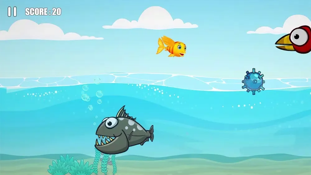 Capturas de tela do Flying Fish: Survival In Sea