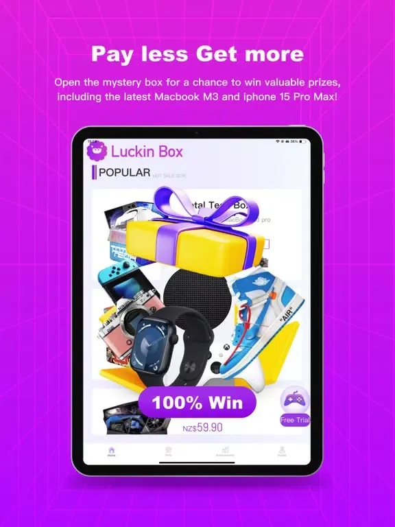 Luckin Box iPad  Ekran Görüntüleri