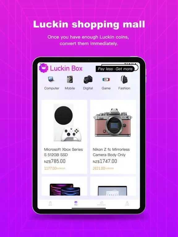 Luckin Box iPad  Ekran Görüntüleri