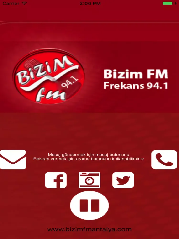 Скриншоты Bizim Fm Antalya iPad 