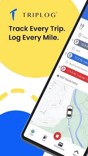 Zrzuty ekranu Mileage Tracker App by TripLog