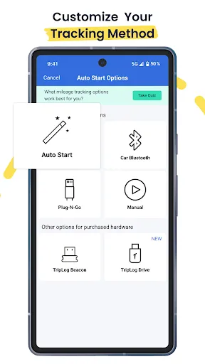 Zrzuty ekranu Mileage Tracker App by TripLog