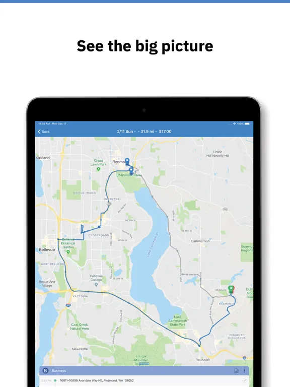 Zrzuty ekranu TripLog: Mileage Tracker & Log iPad 