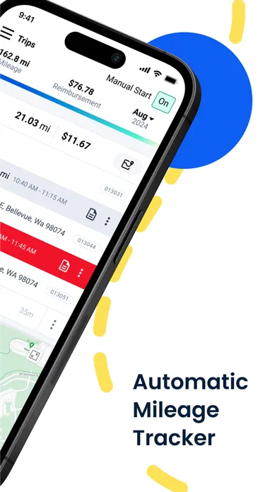 Zrzuty ekranu TripLog: Mileage Tracker & Log