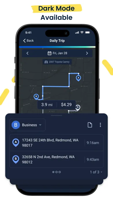 Zrzuty ekranu TripLog: Mileage Tracker & Log
