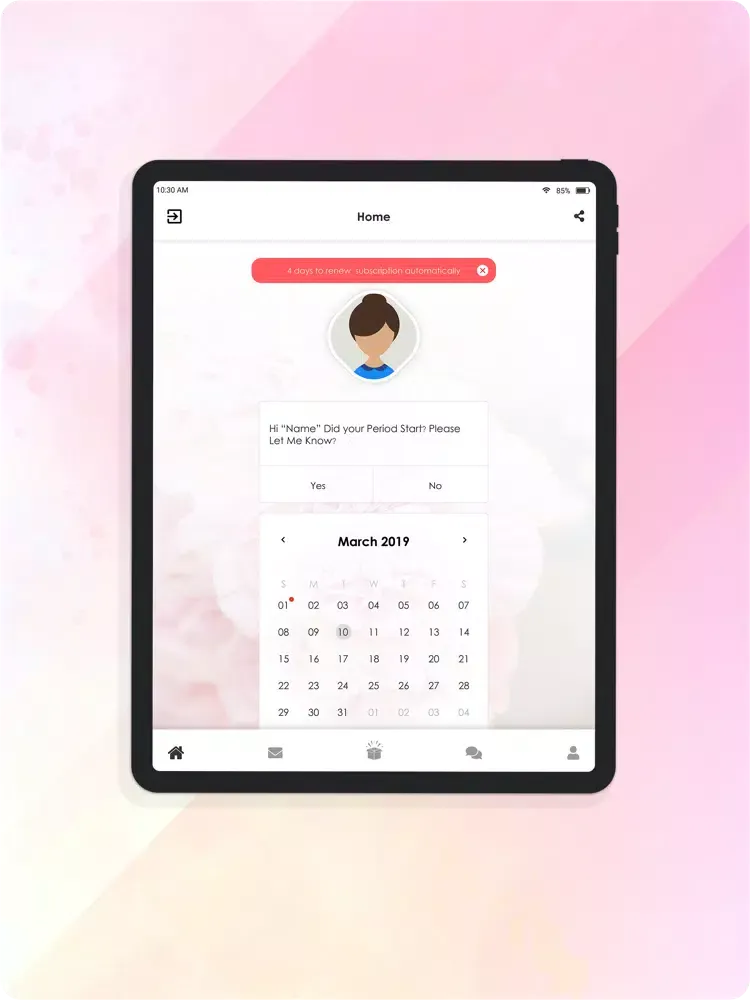 تصاویر PMS Calendar iPad 