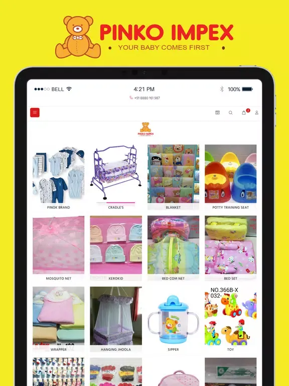 Capturas de pantalla de Pinko Impex - Baby Products iPad 