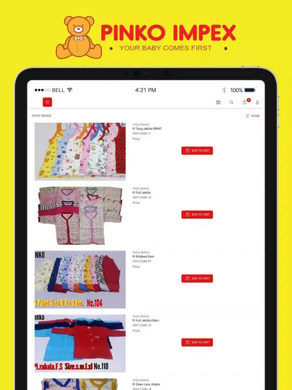 Capturas de pantalla de Pinko Impex - Baby Products iPad 