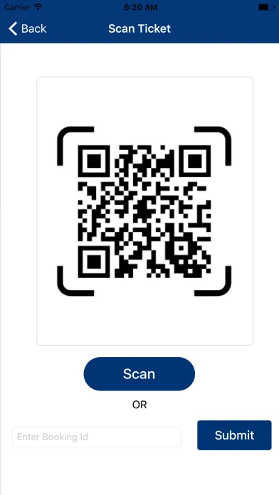 Ảnh chụp màn hình của ETicket Scanner