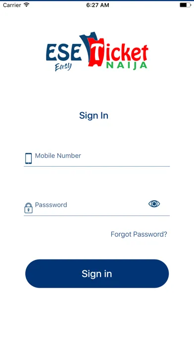 Ảnh chụp màn hình của ETicket Scanner