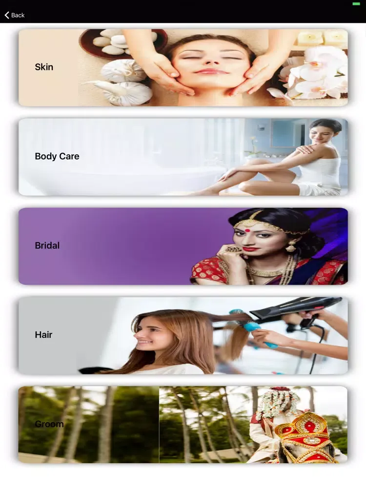 Trendz Hair & Beauty Salon iPad  স্ক্রিনশট