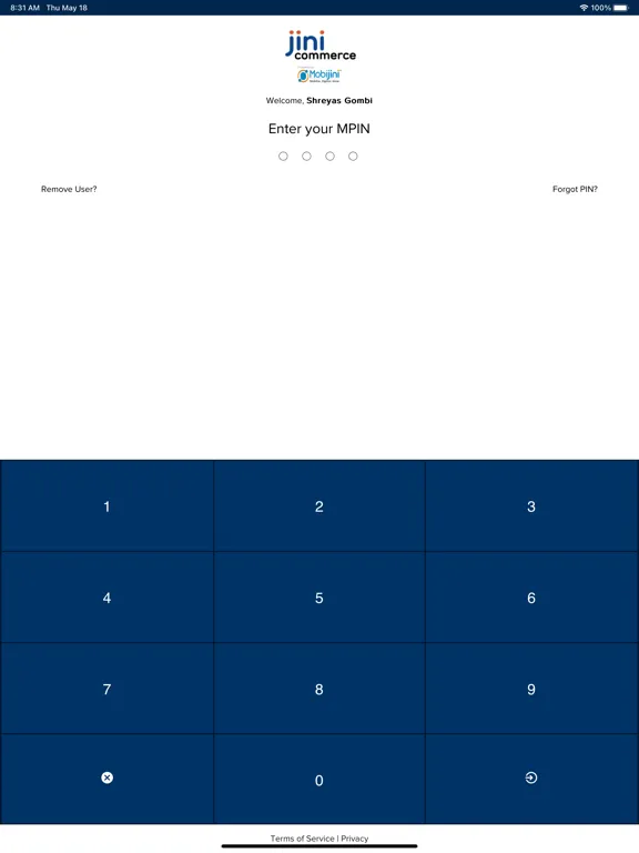 Mobijini - Orderjini iPad 應用截圖