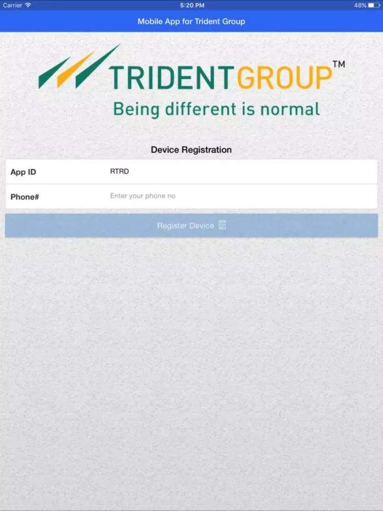 Trident Order Management App iPad  Ekran Görüntüleri