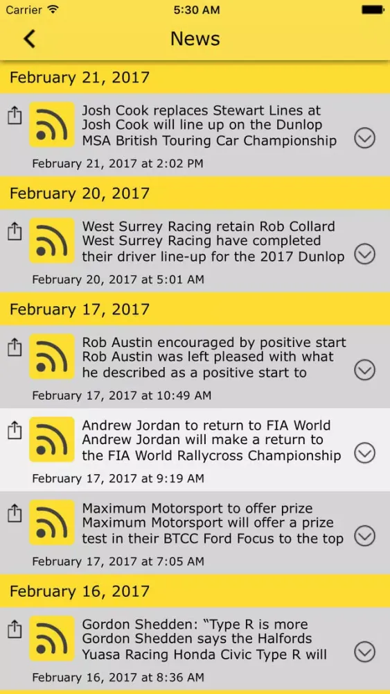 BTCC Race Day স্ক্রিনশট