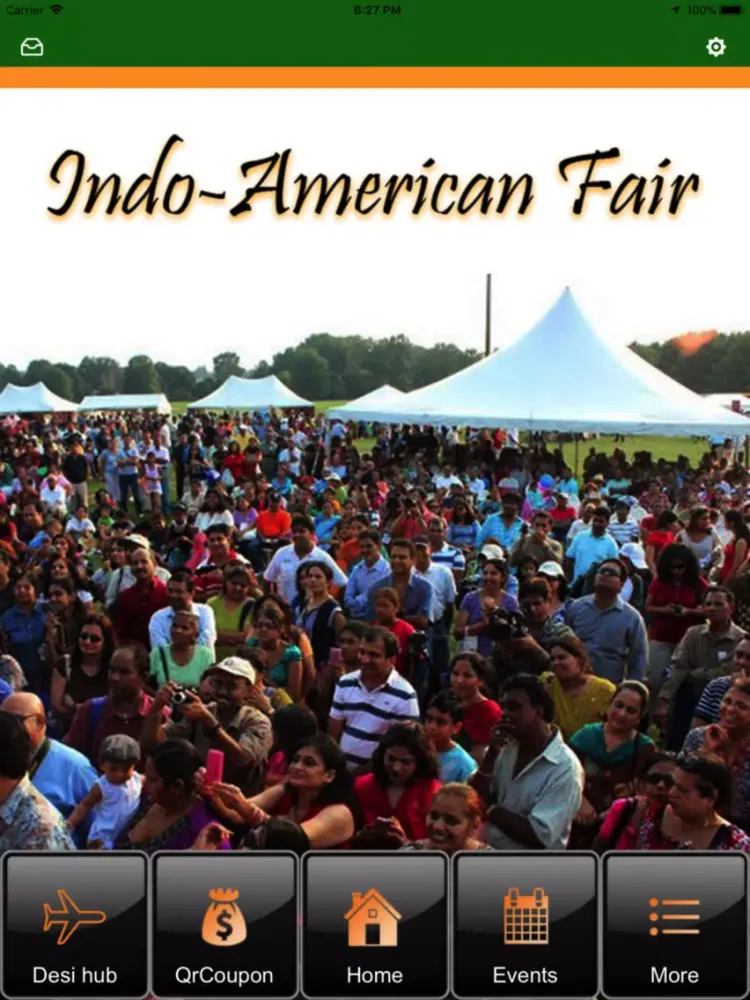 Capturas de tela do IndoAmericanFair iPad 