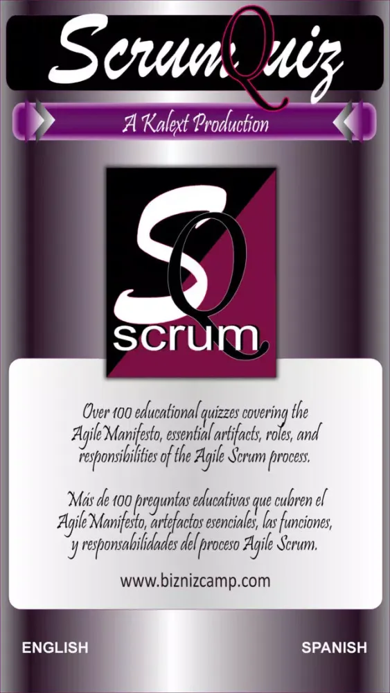 Tangkapan layar scrumquiz