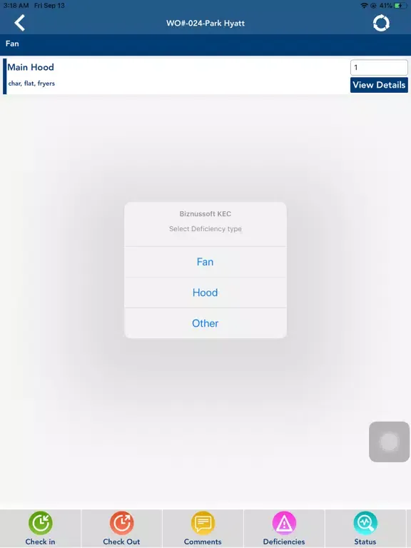 Field Service for KEC iPad  Screenshots