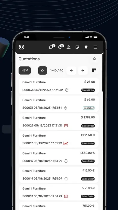 Spiffy: Odoo Mobile App سکرین شاٹس