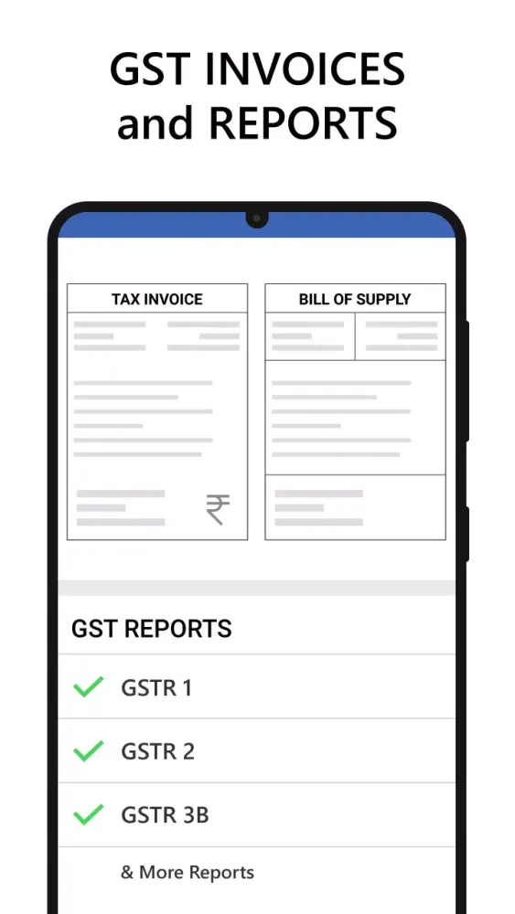 Billing App - GST, Accounting Screenshots