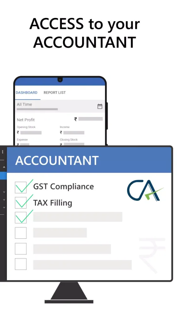 Billing App - GST, Accounting Screenshots