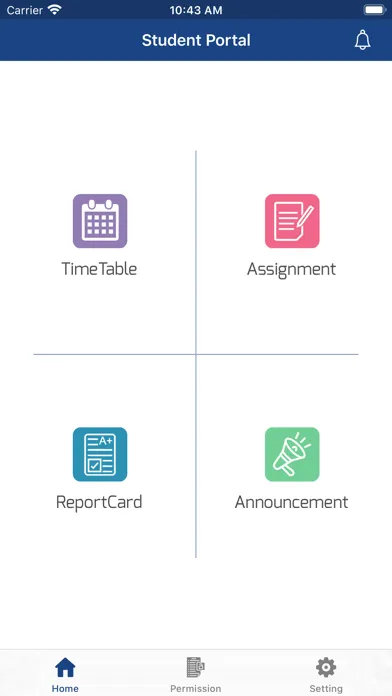 Tangkapan layar Phum Student Portal