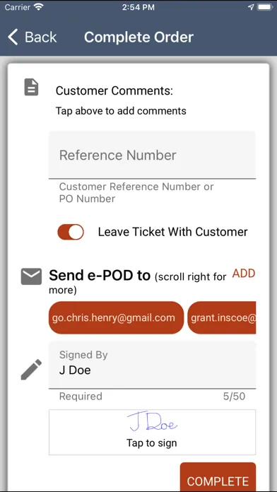 goRoam POD Screenshots