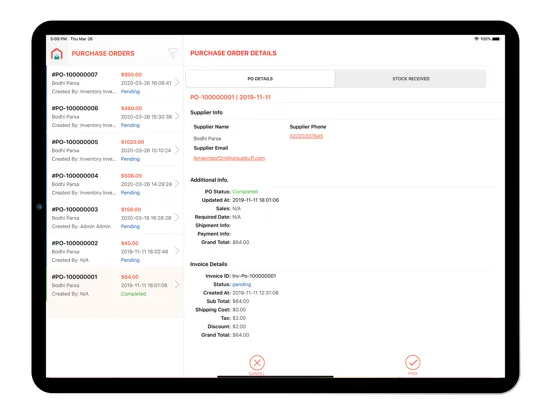 MageMob Inventory iPad  स्क्रीनशॉट
