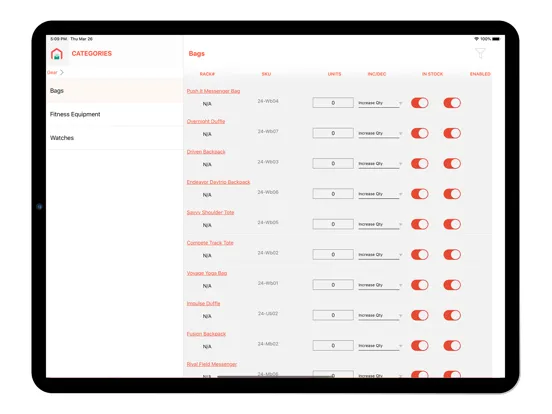 MageMob Inventory iPad  स्क्रीनशॉट
