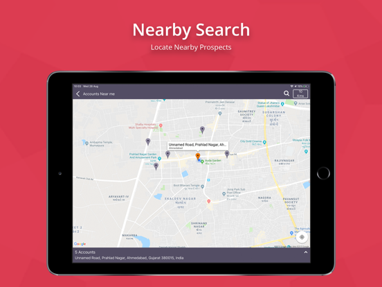 Captures d'écran de TapCRM for SuiteCRM/SugarCRM iPad 