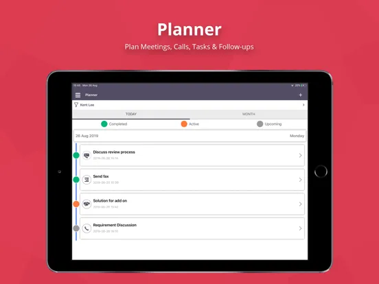TapCRM for SuiteCRM/SugarCRM iPad  스크린샷