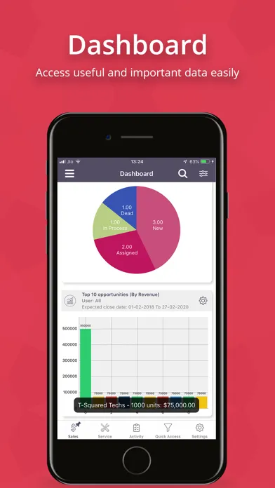 TapCRM for SuiteCRM/SugarCRM 스크린샷
