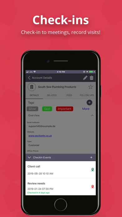 TapCRM for SuiteCRM/SugarCRM 스크린샷