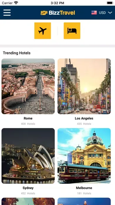 BizzTravels應用截圖