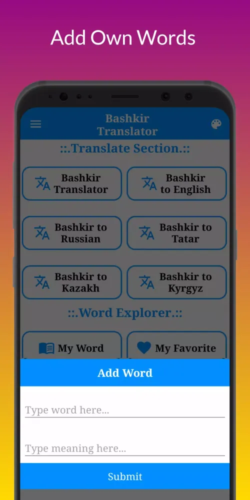 Bashkir Translator Ekran Görüntüleri