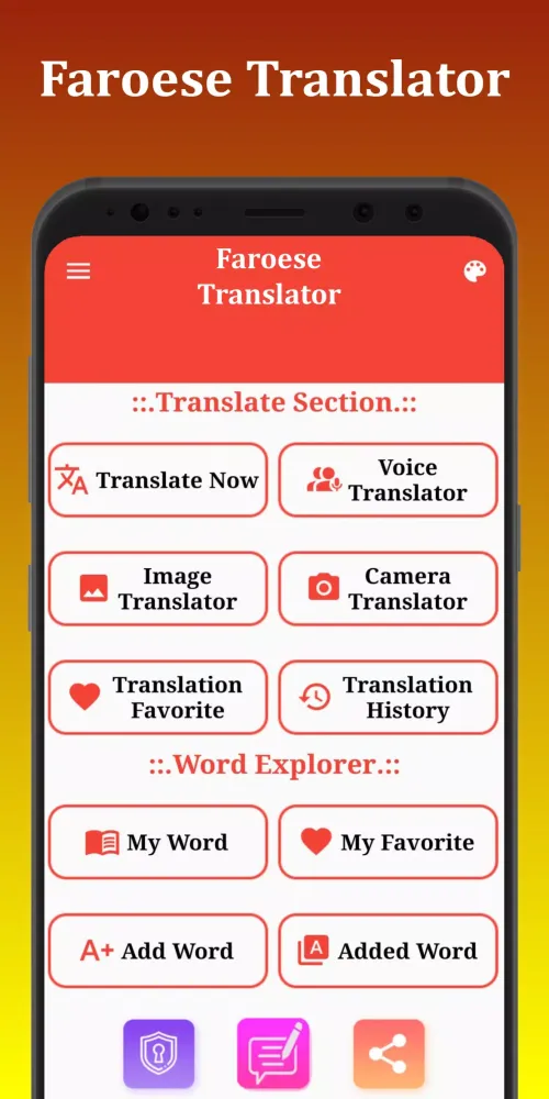 Faroese Translator Screenshots