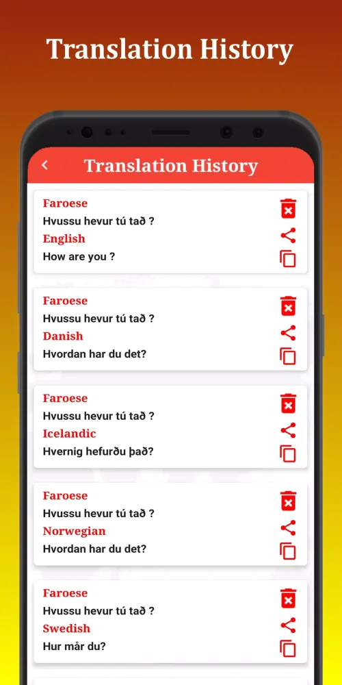 Faroese Translator Screenshots
