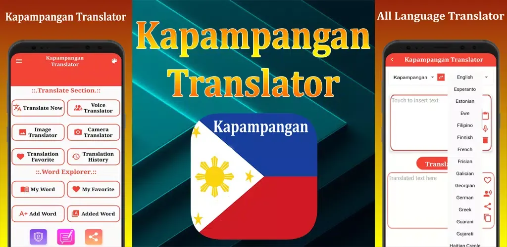 Capturas de tela do Kapampangan Translator