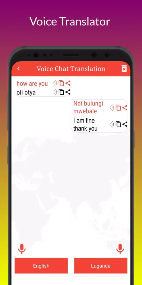 Luganda Translator Screenshots