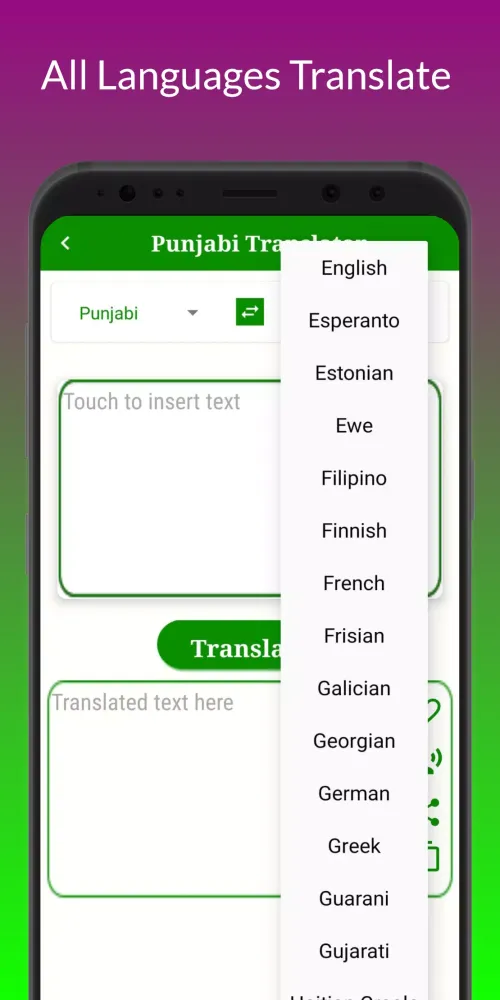 Capturas de pantalla de Punjabi Translation