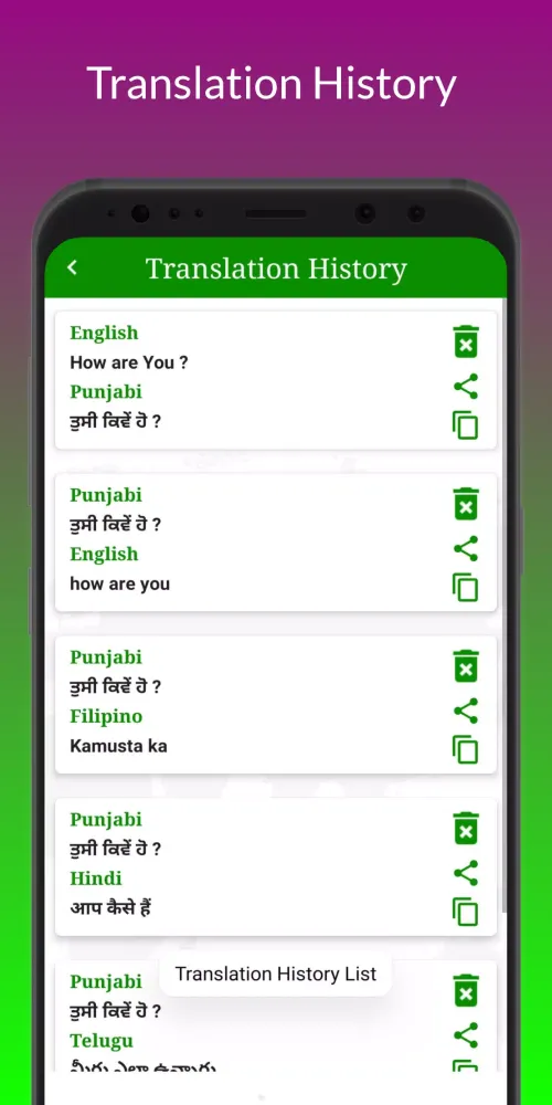 Capturas de pantalla de Punjabi Translation