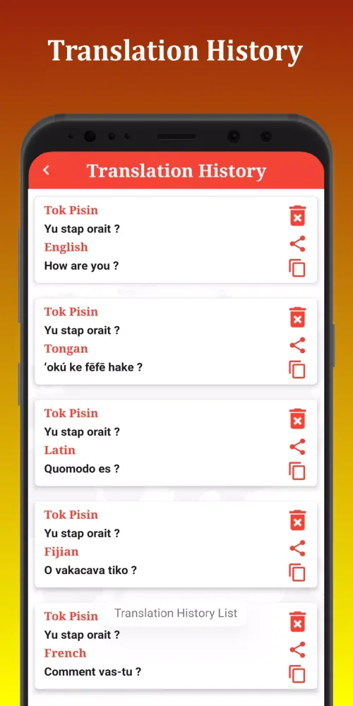 Tok Pisin Translator Screenshots