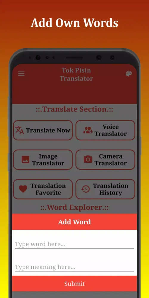 Tok Pisin Translator Screenshots