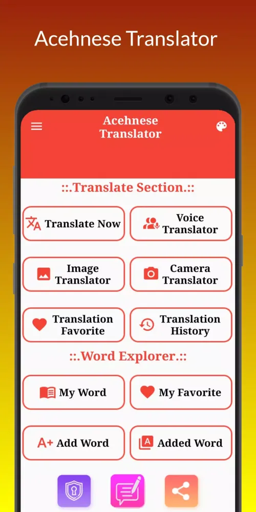Acehnese Translator Screenshots