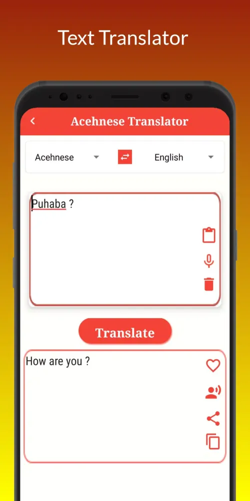 Acehnese Translator Screenshots