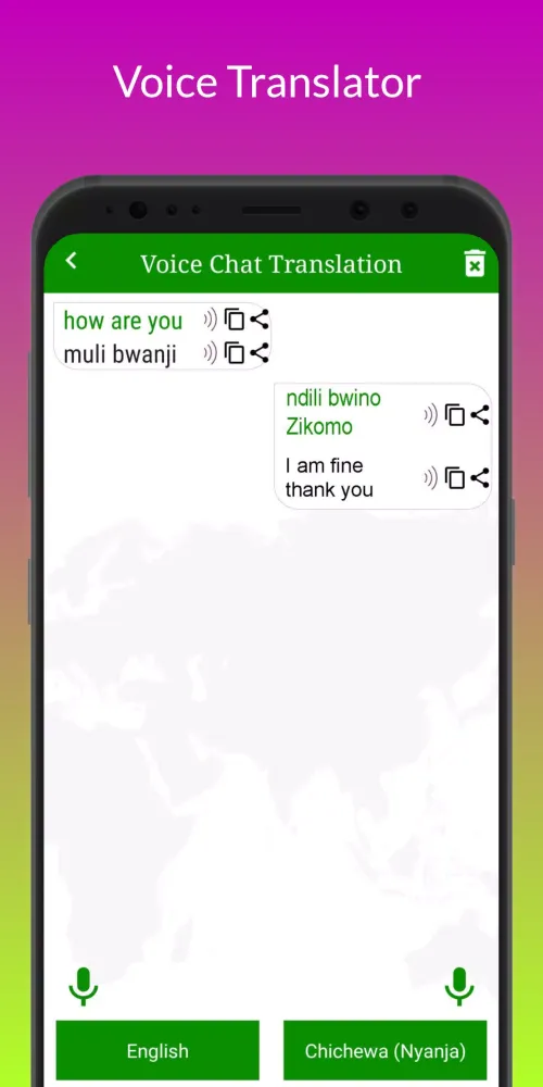 Capturas de pantalla de Chichewa Translator
