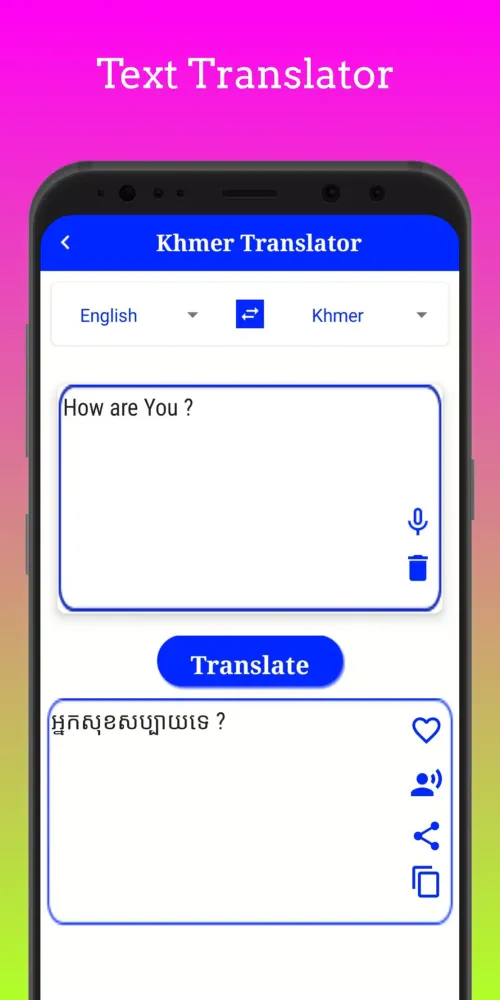 Khmer Translator Screenshots