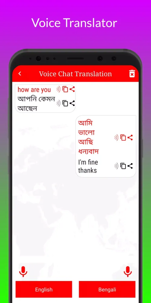 Capturas de pantalla de Bengali Translation