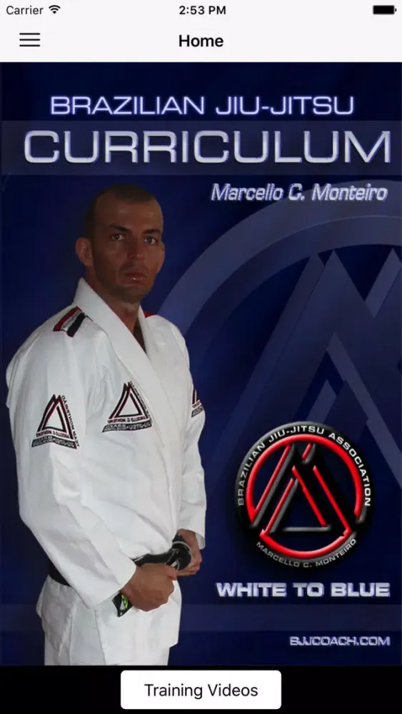 Tangkapan layar BJJ White to Blue Level 1 Step-By-Step Curriculum
