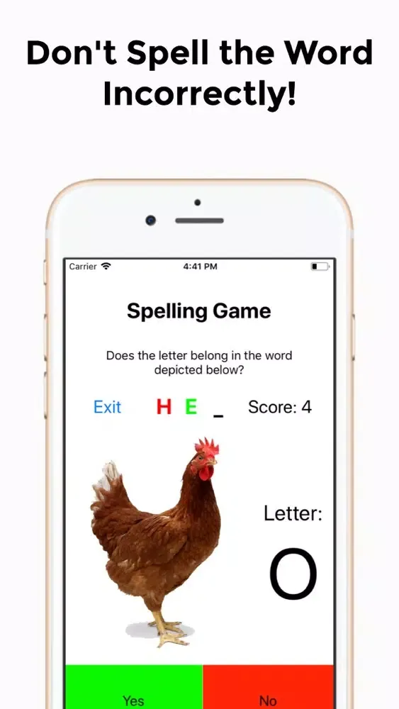 The Spelling Game स्क्रीनशॉट